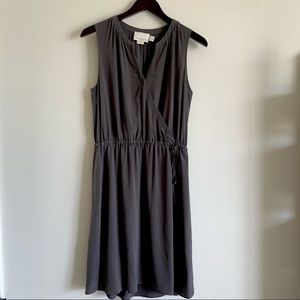 Cynthia Rowley Taupe 100% silk dress
